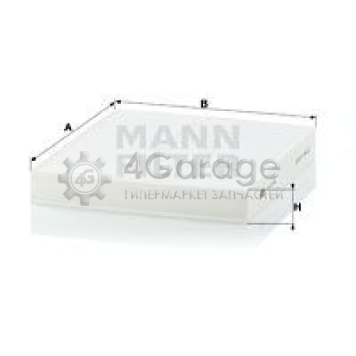 MANN-FILTER CU2141 Фильтр воздух во внутренном пространстве