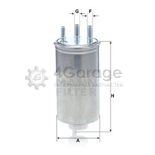 Топливный фильтр MANN-FILTER WK8039 в Ростове-на-Дону