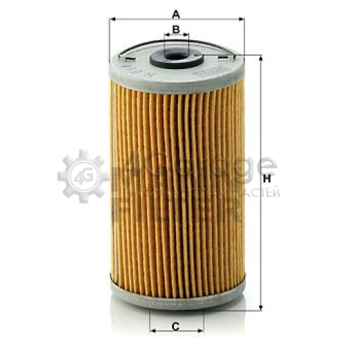 Масляный фильтр MANN-FILTER H614n в Ростове-на-Дону