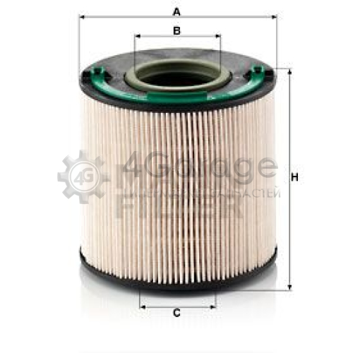 Топливный фильтр MANN-FILTER PU1040x в Нижнем Новгороде
