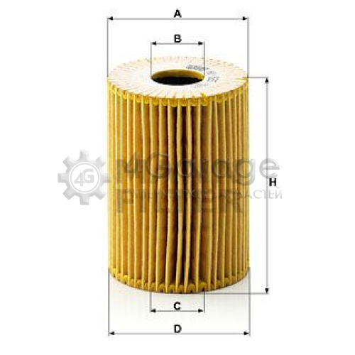 Масляный фильтр MANN-FILTER HU825x в Нижнем Новгороде