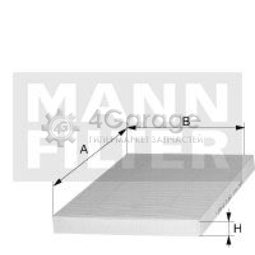 MANN-FILTER CUK36003 Фильтр воздух во внутренном пространстве