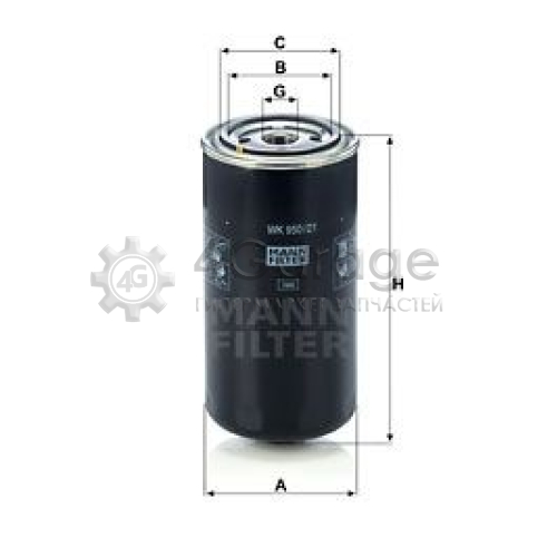 MANN-FILTER WK95021 Топливный фильтр