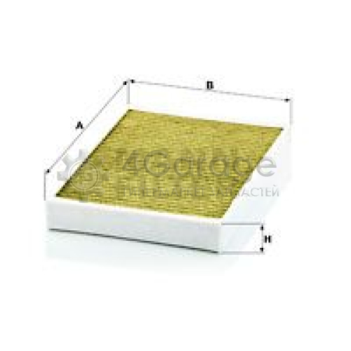 MANN-FILTER FP2733 Фильтр воздух во внутренном пространстве FreciousPlus в Красноярске