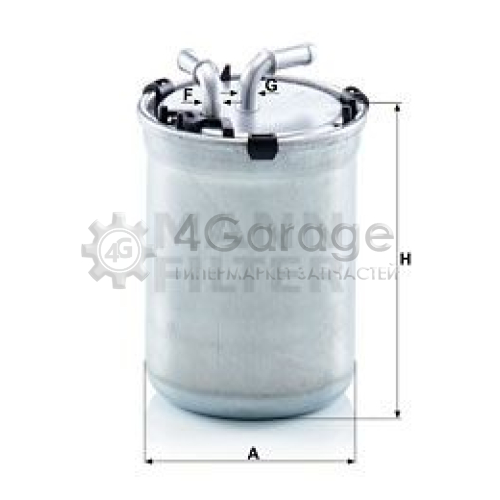 MANN-FILTER WK8232 Топливный фильтр в Красноярске