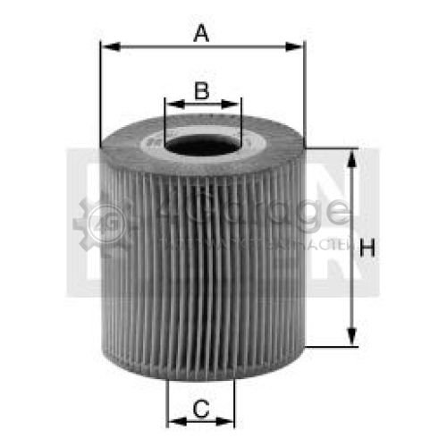 MANN-FILTER HU7184x Масляный фильтр