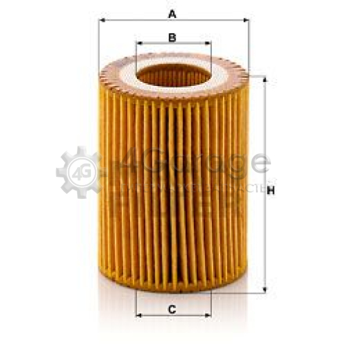 MANN-FILTER HU7003x Масляный фильтр