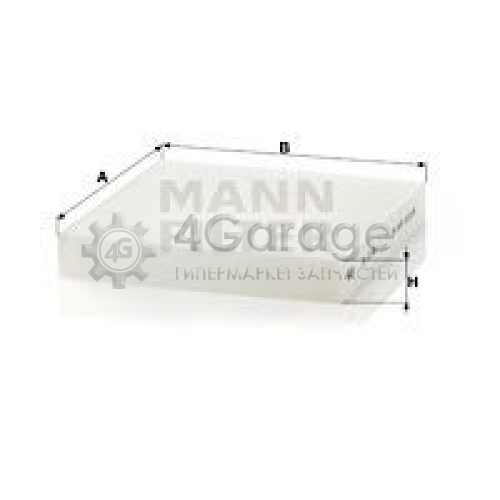 Фильтр воздух во внутренном пространстве MANN-FILTER CU2149 в Ростове-на-Дону