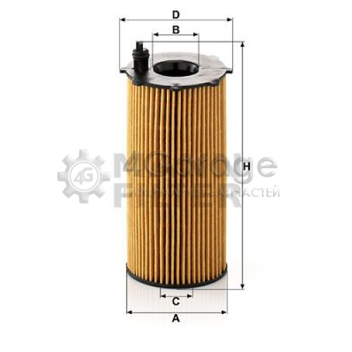 Масляный фильтр MANN-FILTER HU8202x в Ростове-на-Дону