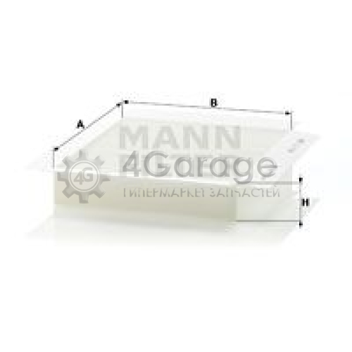 Фильтр воздух во внутренном пространстве MANN-FILTER CU2338 в Ростове-на-Дону