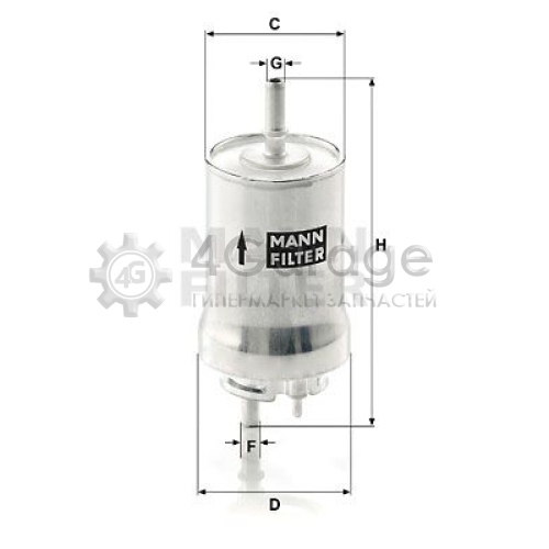 Топливный фильтр MANN-FILTER WK59x в Нижнем Новгороде