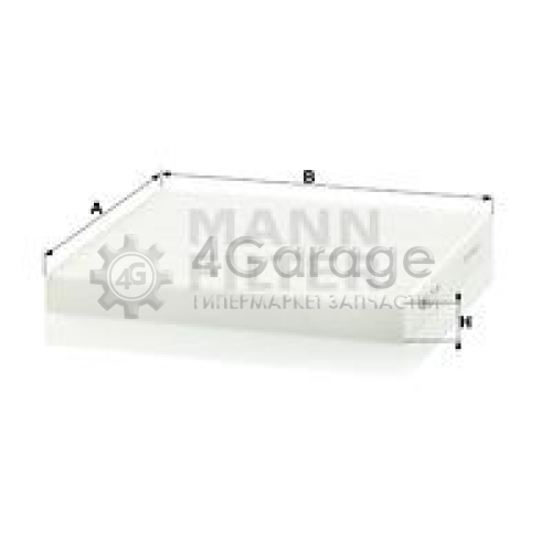 MANN-FILTER CU2544 Фильтр воздух во внутренном пространстве