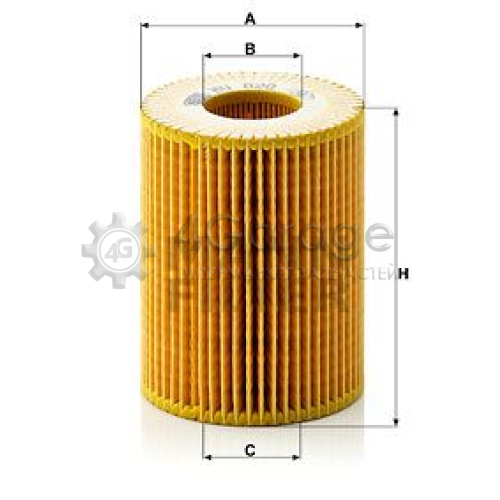 Масляный фильтр MANN-FILTER HU820x в Нижнем Новгороде