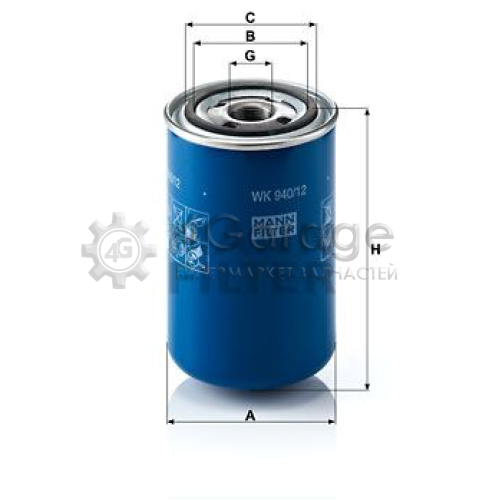 Топливный фильтр MANN-FILTER WK94012 в Ростове-на-Дону