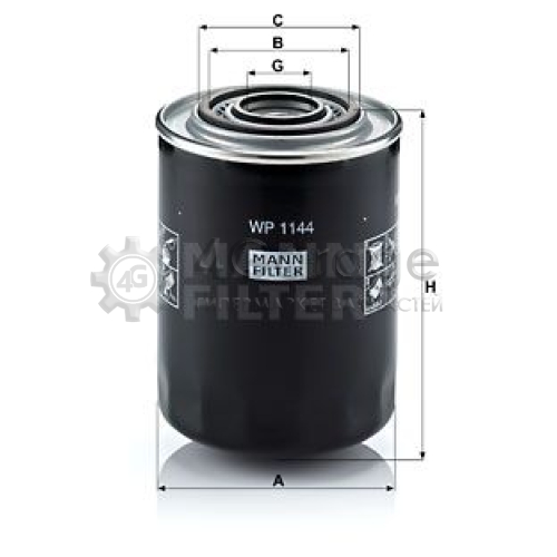 Масляный фильтр MANN-FILTER WP1144 в Нижнем Новгороде