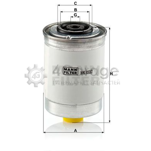 Топливный фильтр MANN-FILTER WK8502 в Нижнем Новгороде