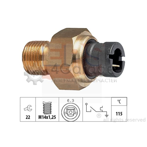 термовыключатель сигнальная лампа охлаждающей жидкости Made in Italy OE Equivalent EPS 1840041 в Москве