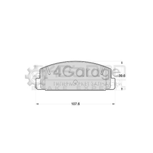 AKEBONO AN219K Комплект тормозных колодок дисковый тормоз Standard