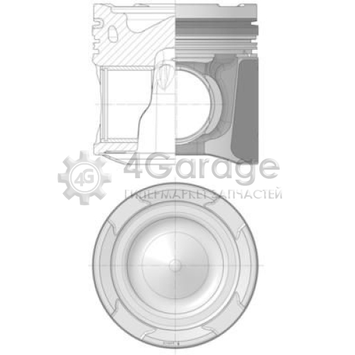 Поршень KOLBENSCHMIDT 41120600 в Ростове-на-Дону