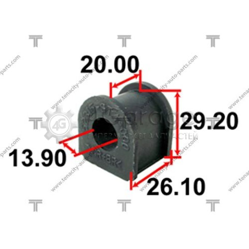 TENACITY ASBHO1022 Опора стабилизатор