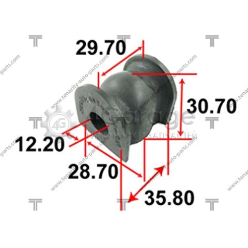 TENACITY ASBHO1027 Опора стабилизатор