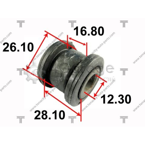 TENACITY AAMTO1044 Втулка вал сошки рулевого управления