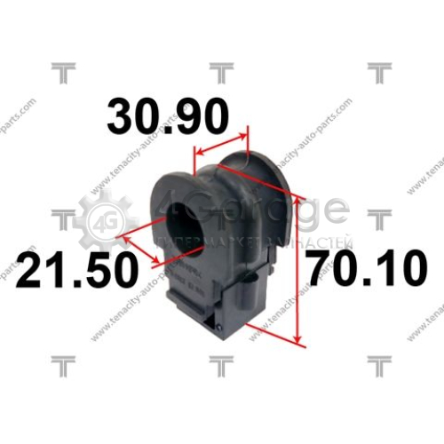 TENACITY ASBNI1002 Опора стабилизатор