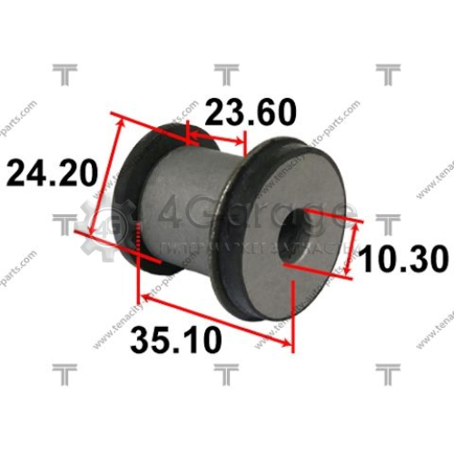 TENACITY AAMTO1115 Втулка вал рулевого колеса