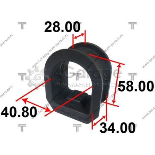 TENACITY ASTTO1007 Втулка вал рулевого колеса