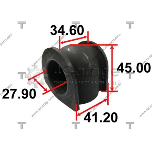 TENACITY ASBHO1023 Опора стабилизатор
