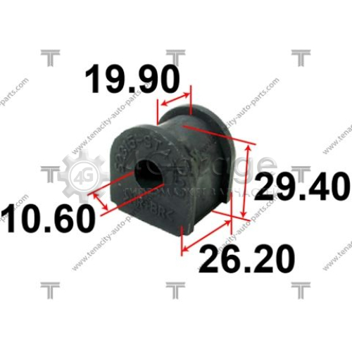 TENACITY ASBHO1019 Опора стабилизатор