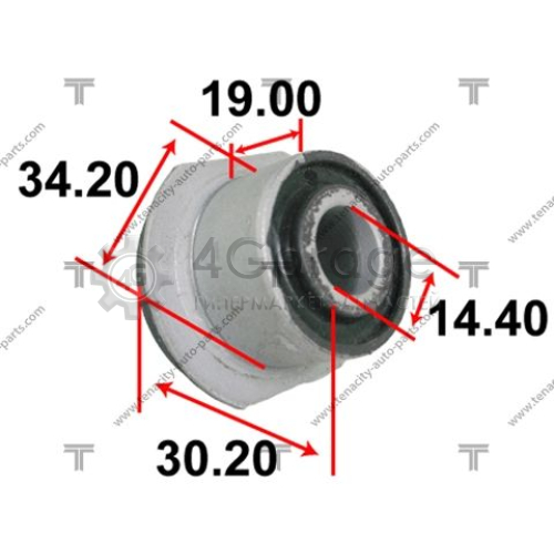 TENACITY AAMTO1116 Втулка вал рулевого колеса