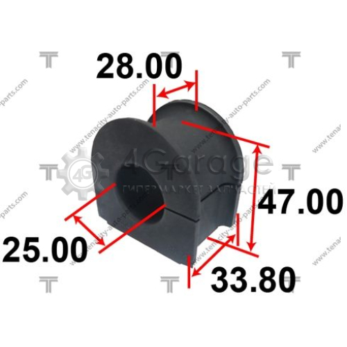 TENACITY ASBHO1007 Опора стабилизатор