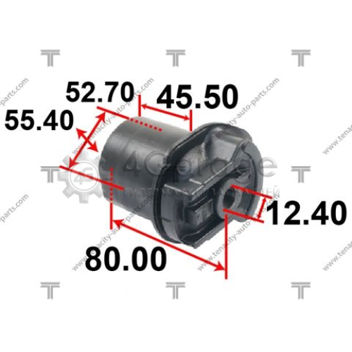 TENACITY AAMTO1058 Втулка балка моста