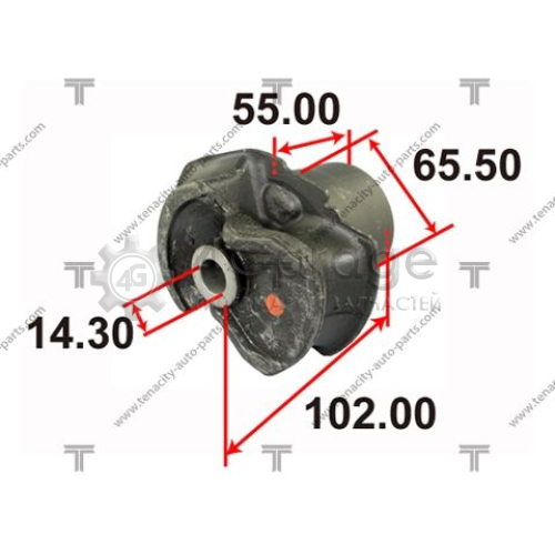 TENACITY AAMTO1057 Втулка балка моста