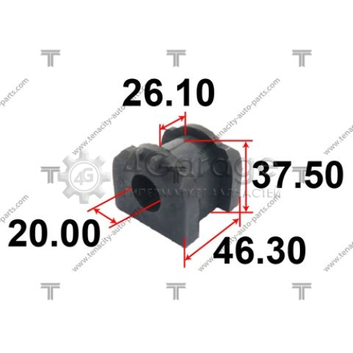 TENACITY ASBMI1012 Опора стабилизатор