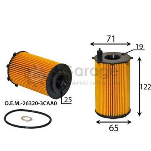 Масляный фильтр JS ASAKASHI OE9306 в Нижнем Новгороде