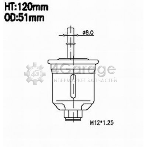 JS ASAKASHI FS3211 Топливный фильтр