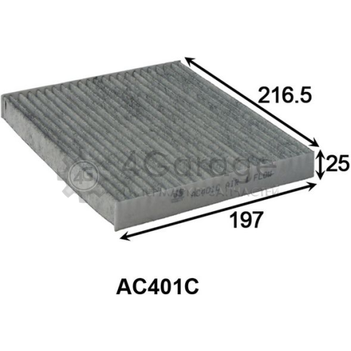 JS ASAKASHI AC401C Фильтр воздух во внутренном пространстве