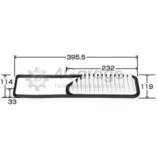 JS ASAKASHI A750J Воздушный фильтр