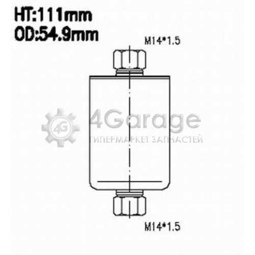 JS ASAKASHI FS613J Топливный фильтр в Красноярске