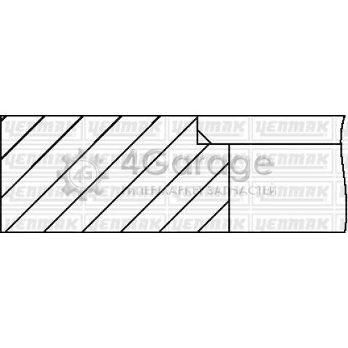 Комплект поршневых колец YENMAK 9109633050 в Ростове-на-Дону