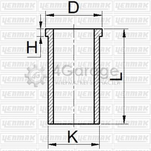 YENMAK 5135721000 Гильза цилиндра