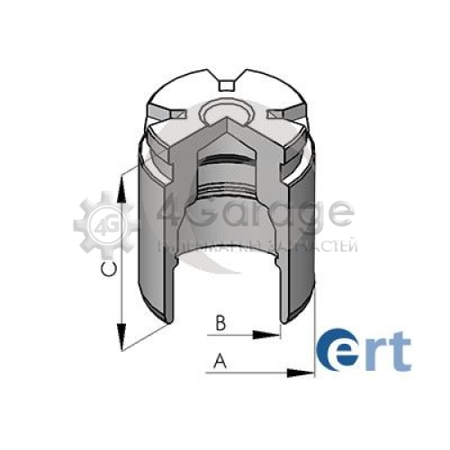 ERT 151171C Поршень корпус скобы тормоза