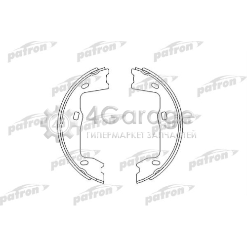 Комплект тормозных колодок стояночная тормозная система PATRON PSP227 в Нижнем Новгороде