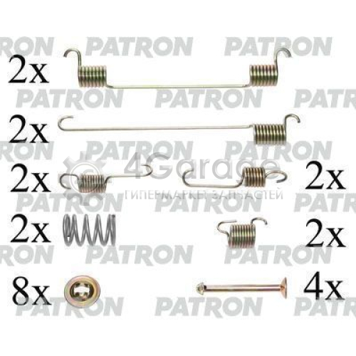 Комплектующие тормозная колодка PATRON PSRK0128 в Нижнем Новгороде