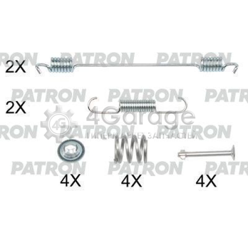 Комплектующие тормозная колодка PATRON PSRK0242 в Нижнем Новгороде