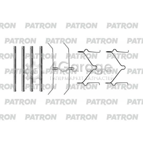 Комплектующие колодки дискового тормоза PATRON PSRK1218 в Нижнем Новгороде