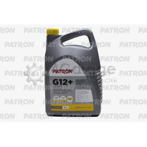 Антифриз PATRON желтый G12+ LONG LIFE, (-40C), 5 кг PATRON PCF5005 в Нижнем Новгороде