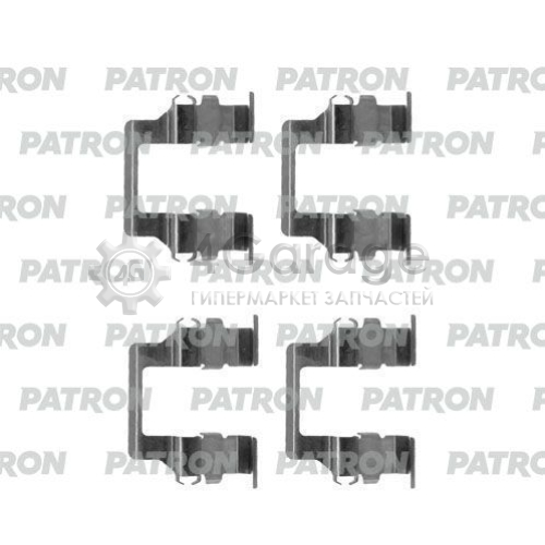 Комплектующие колодки дискового тормоза PATRON PSRK1211 в Нижнем Новгороде